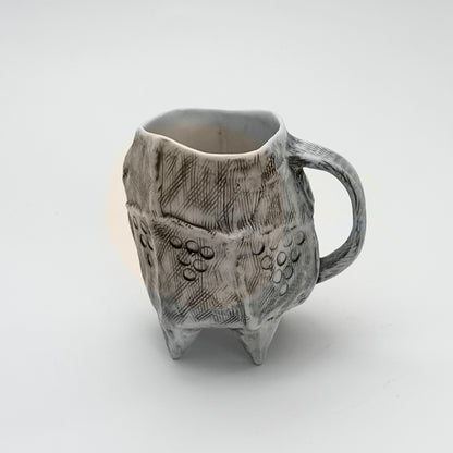 Sculptural Porcelain Mug 01