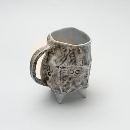 Sculptural Porcelain Mug 01