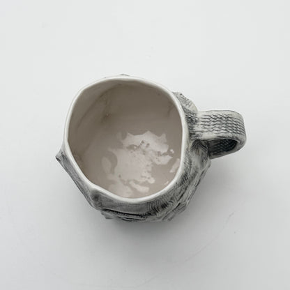 Sculptural Porcelain Mug 01