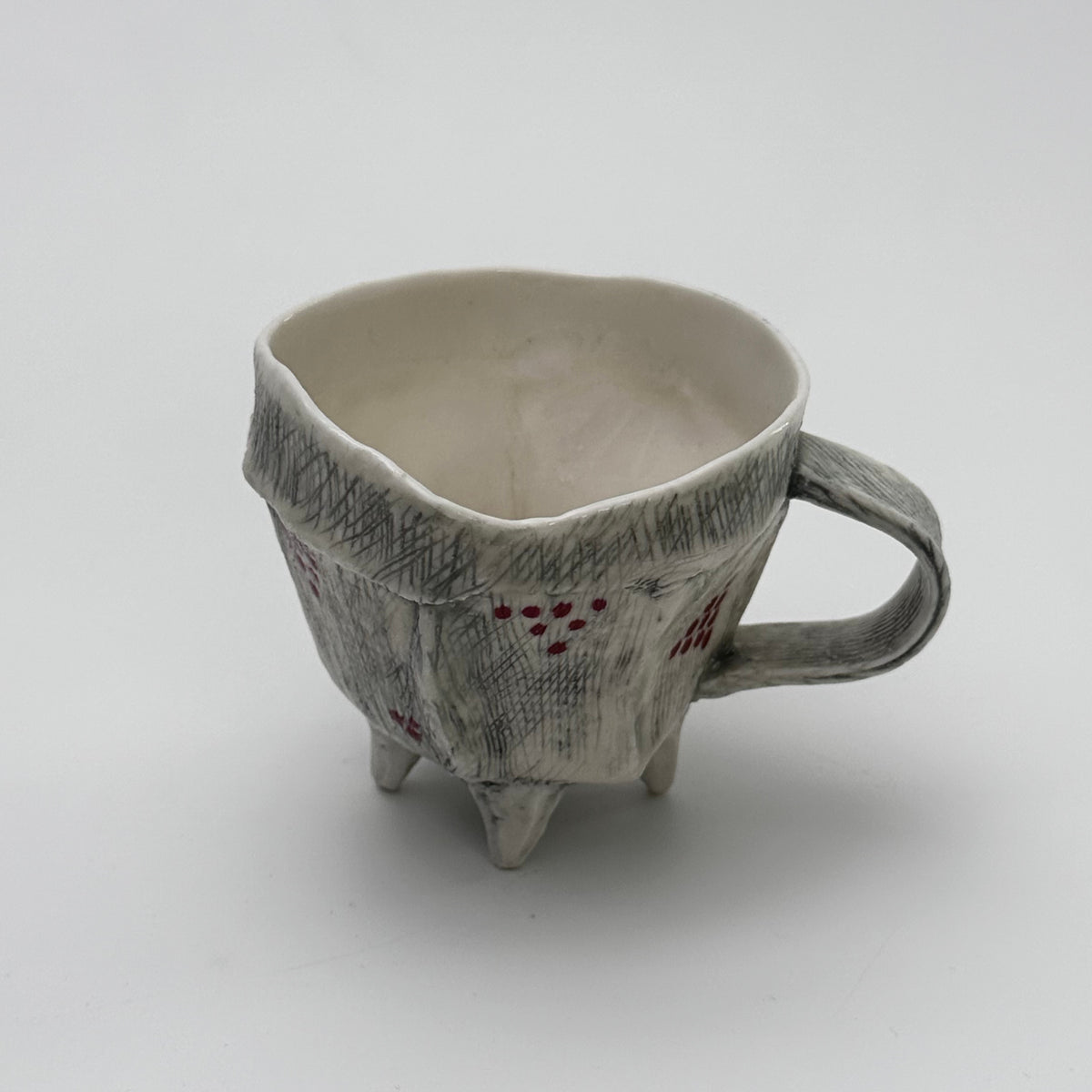 Sculptural Porcelain Cup 01