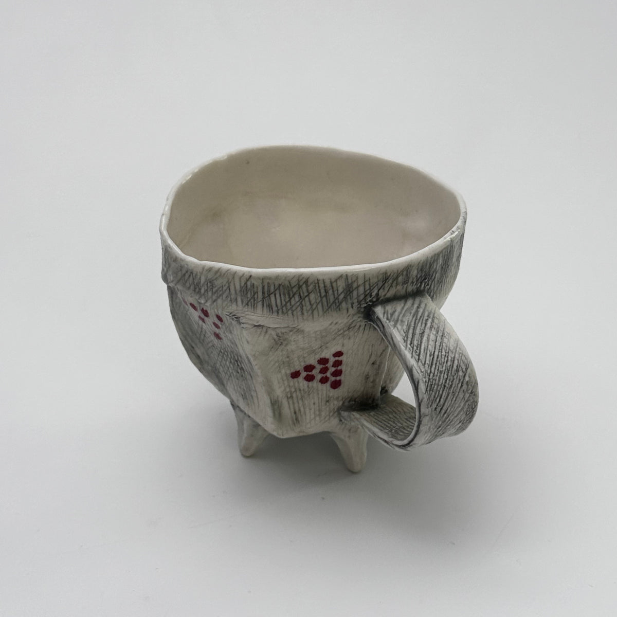Sculptural Porcelain Cup 01