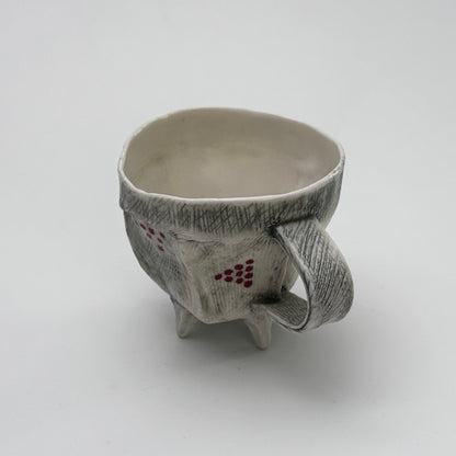 Sculptural Porcelain Cup 01