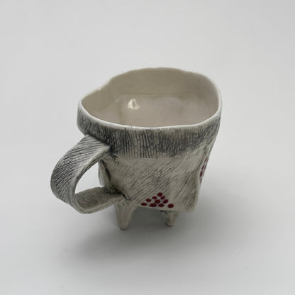 Sculptural Porcelain Cup 01