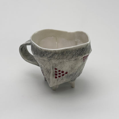Sculptural Porcelain Cup 01