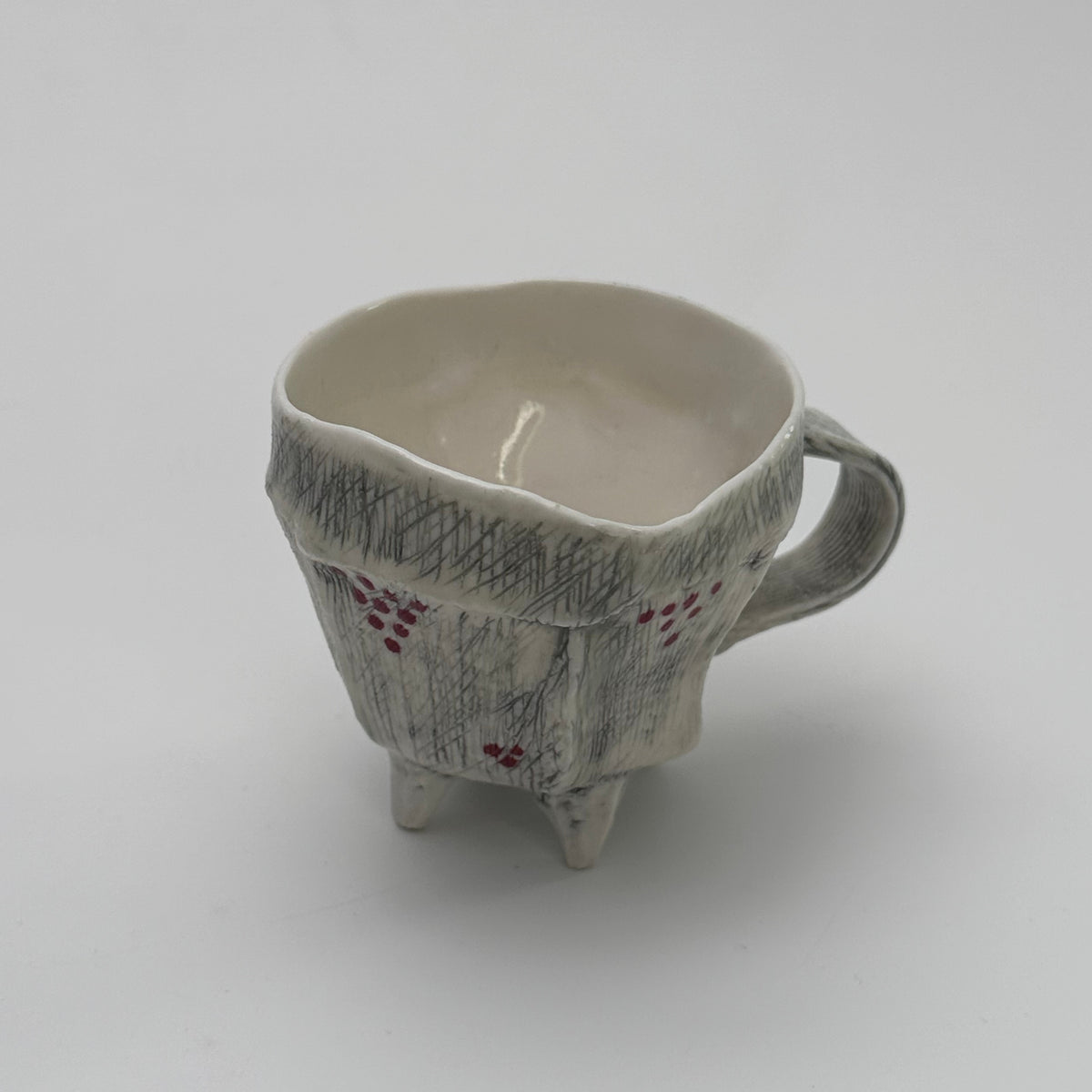 Sculptural Porcelain Cup 01