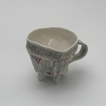 Sculptural Porcelain Cup 01