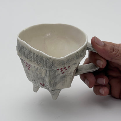 Sculptural Porcelain Cup 01